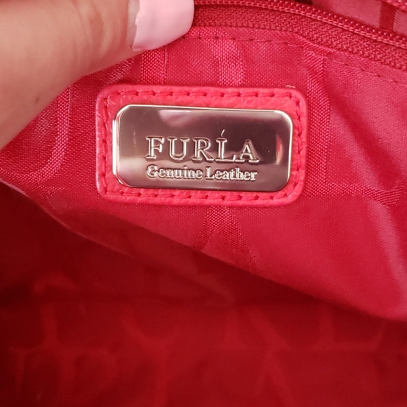 Furla Red Genuine Leather Bag - Picture 8 of 13